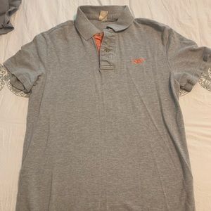 Hollister gray polo